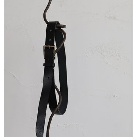 【YENN】[Y261-01032] LEATHER BELT（ブラック）