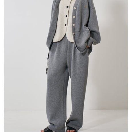 【YENN】[Y261-91017] BOAT NECK KNIT VEST