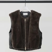 【CHIGNON】[4964-008MK] ﾌｪｲｸﾌｧｰﾄﾞｯｷﾝｸﾞﾍﾞｽﾄ