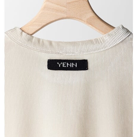 【YENN】[Y263-82088] VELVET SHORT SLV TEE