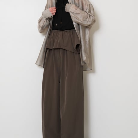【CHIGNON】[1563-637YM] ｼｱｰﾙﾐｵｰﾊﾞｰBL