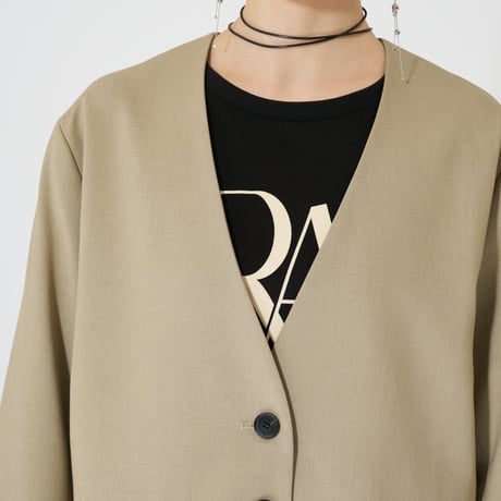 【CHIGNON】[4864-005MK] ﾆｭｱﾝｽﾈｯｸｼｮｰﾄJK