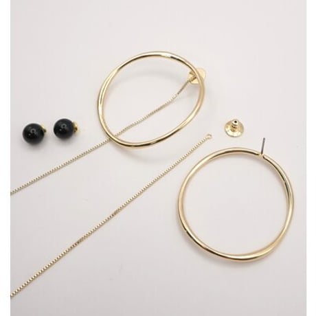 【CHIGNON】[0062-431SH] ｻｰｸﾙﾌｰﾌﾟｵﾆｷｽ3WAYﾋﾟｱｽ
