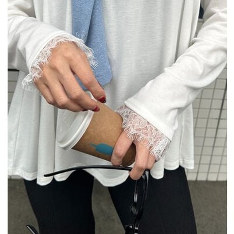 【Mewl】[M261-83030] ﾚｰｽｶﾗｰﾌﾚｱTOPS