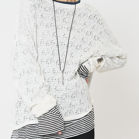 【CHIGNON】[9561-088GS] ｸﾗｯｼｭﾄﾞｯﾄﾆｯﾄ