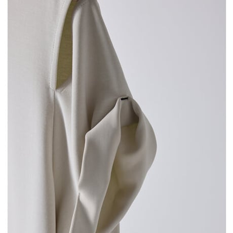 【YENN】[Y261-52021] EYELETS TEE DRESS