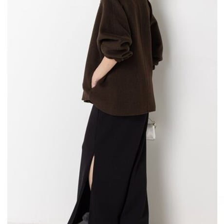 【YENN】[Y263-71103] W FACE COLLARED JK