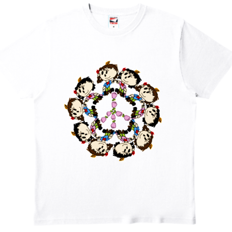 m.y Tシャツ「LOVE & PEACE」