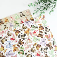 Sweety Teddy Bear☆A4デザインペーパー