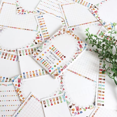 お菓子な絵の具☆ミニメモセット