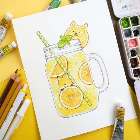 こぶたぬきつねドリンク☆ミニメモ