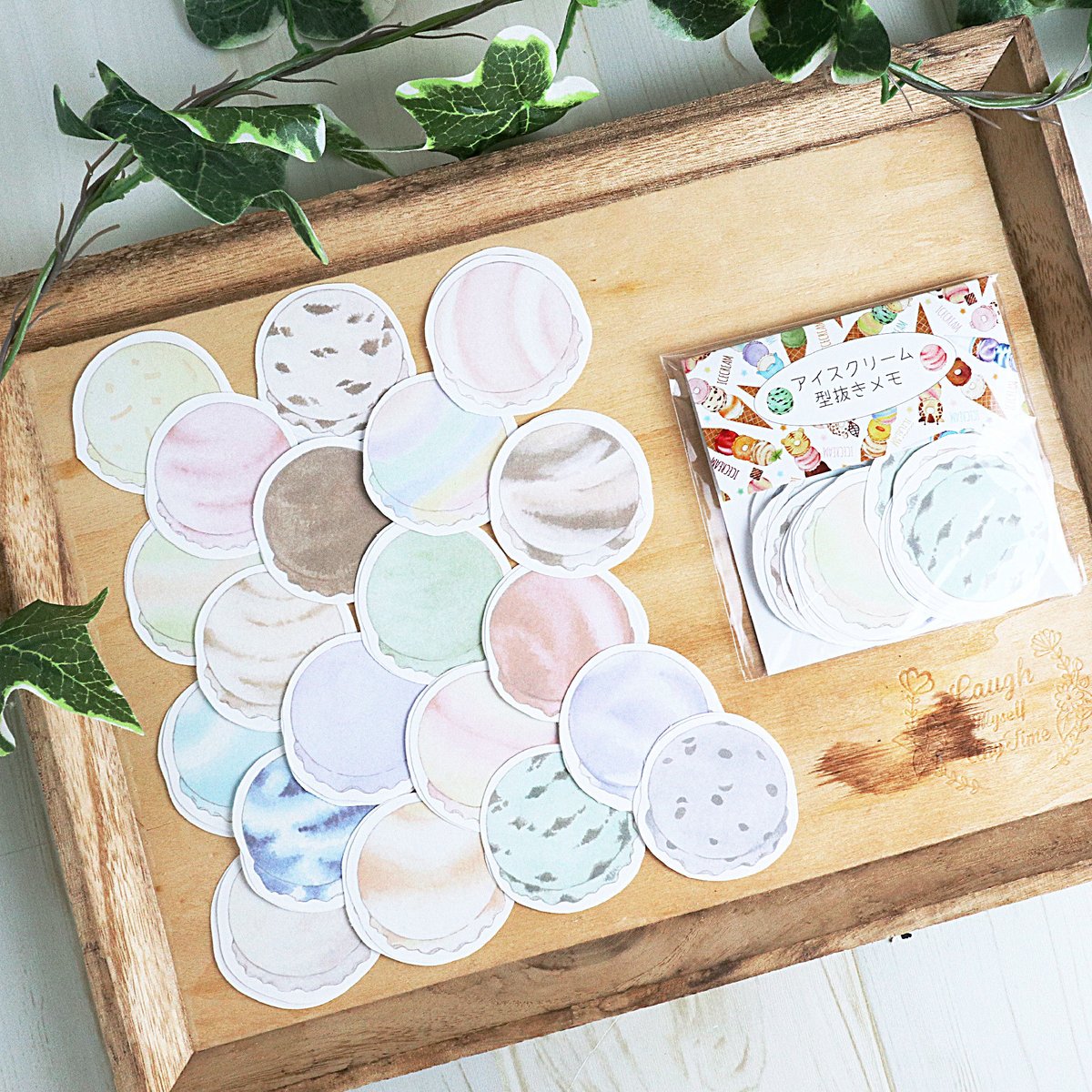人気♡アイス型ダイカットメモ