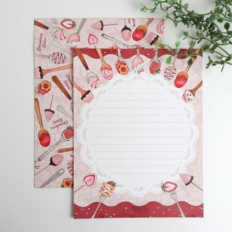 Strawberry Spoon☆レターセット