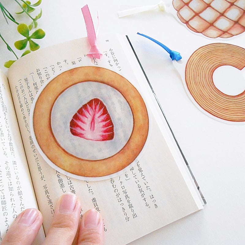 ハンドメイド　ブックマーカー　栞　«No.81»　いちご　リボン　ラインストーン 楽天市場】しおり ラインストーン ミニ ブックマーカー星しおり