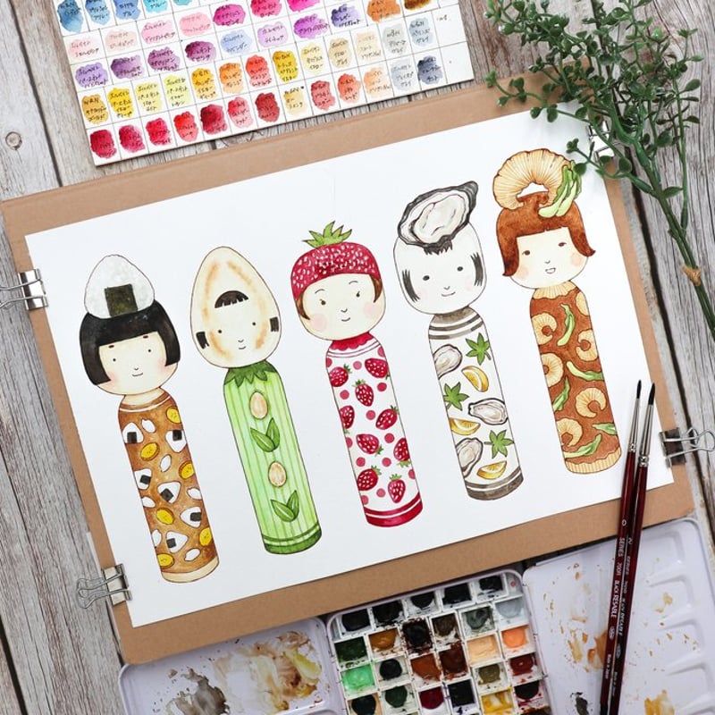宮城のこけし☆マスキングテープ | Atelier PONTA