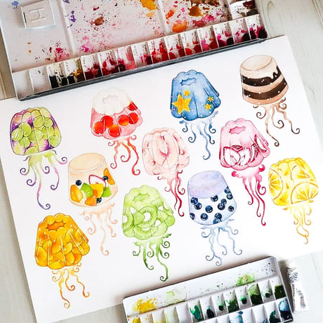 Jellyfish☆チケット風ミニミニメモ