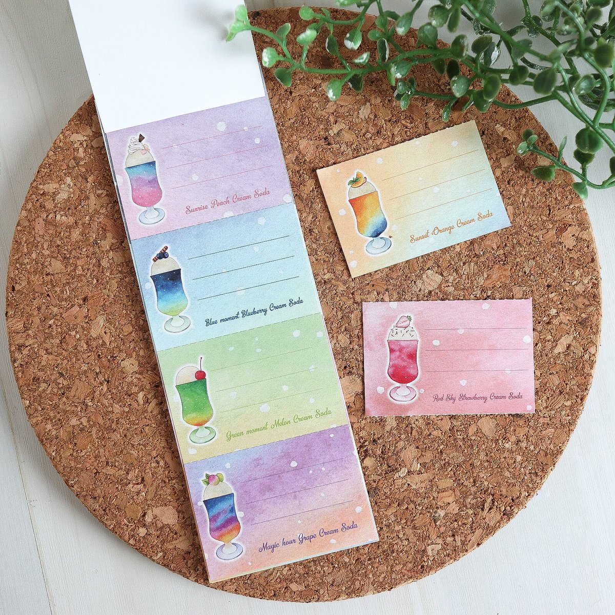 希少】CREAM SODA クリームソーダ マッチ箱 ステッカー メモ帳 希少