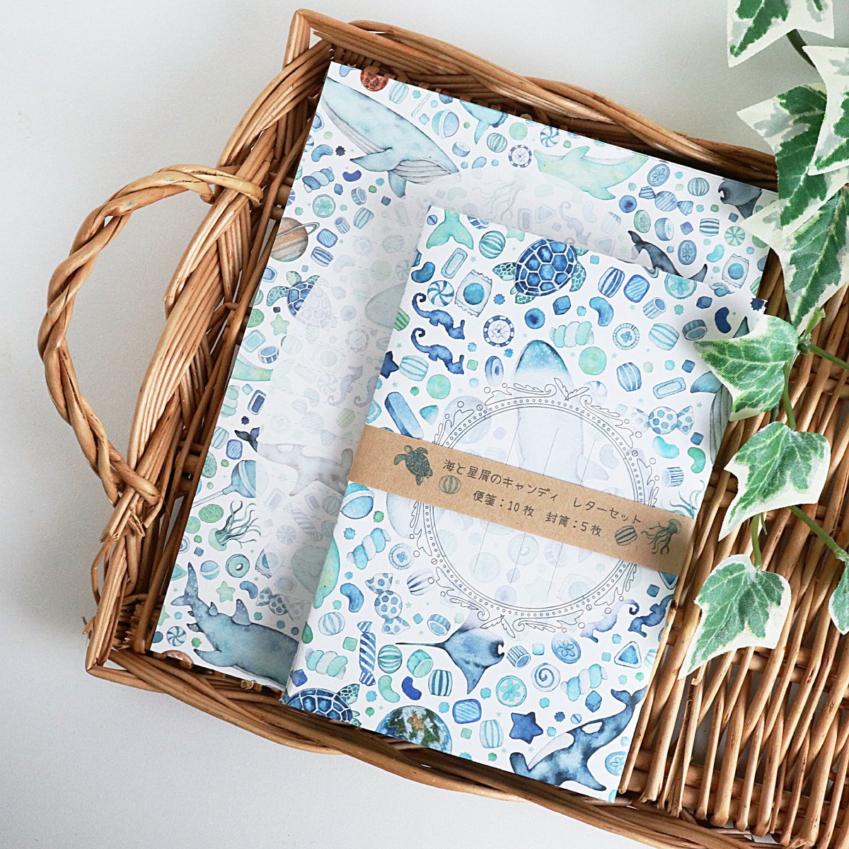 テッセンの七宝焼箱書道セット鯨の水滴 テッセンの七宝焼箱書道セット鯨の水滴 【公式通販】