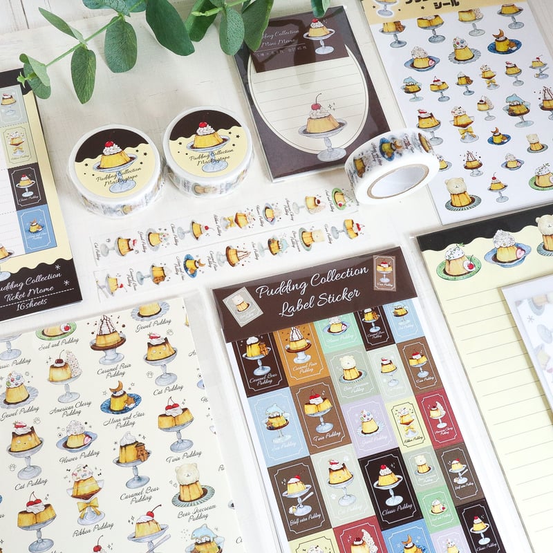 プリンコレクションラベル風☆シール | Atelier PONTA