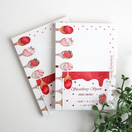 Strawberry Spoon☆ミニメモセット