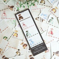 ⁡Sweety Teddy Bear☆チケット風ミニミニメモ