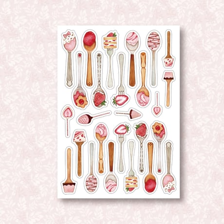 Strawberry Spoon☆シール