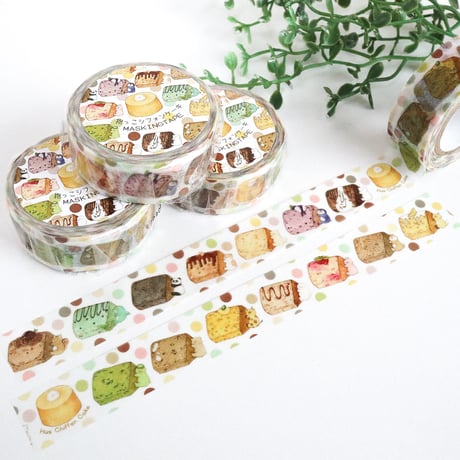 抱っこシフォンケーキ☆マスキングテープ