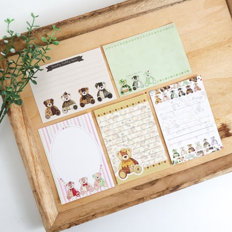 ⁡Sweety Teddy Bear☆ミニメモセット