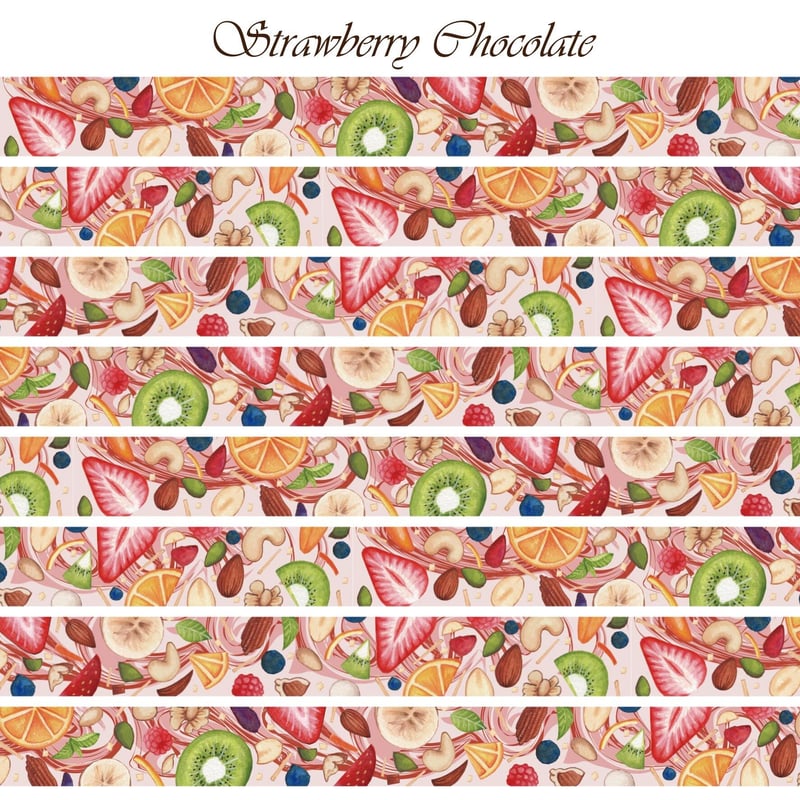 Strawberry Chocolate☆マスキングテープ | Atelier PONTA Strawberry Chocolate☆マスキングテープ | Atelier PONTA