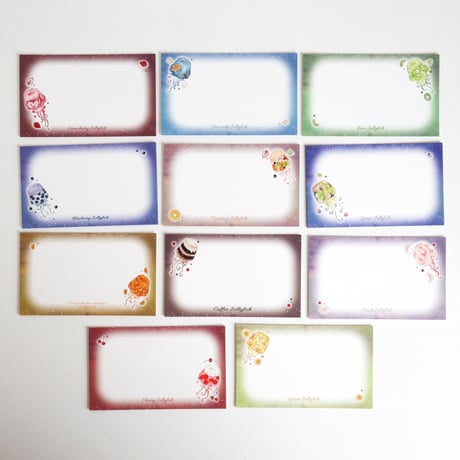 Jellyfish☆メッセージカードセット