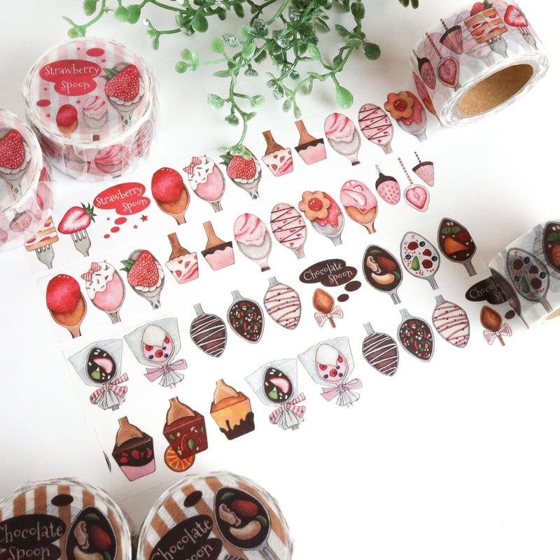 Strawberry Spoon☆マスキングテープ | Atelier PONTA