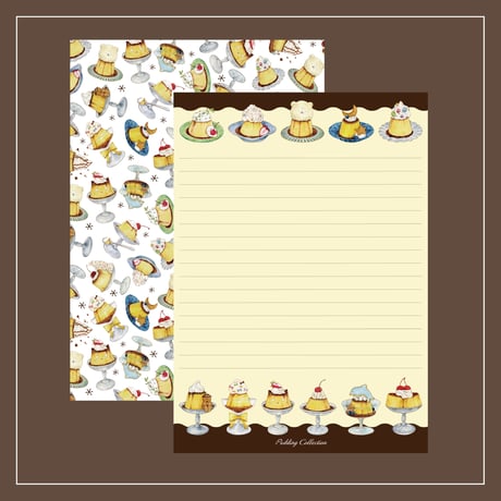 プリンコレクション☆レターセット