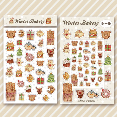 WINTER BAKERY☆シール