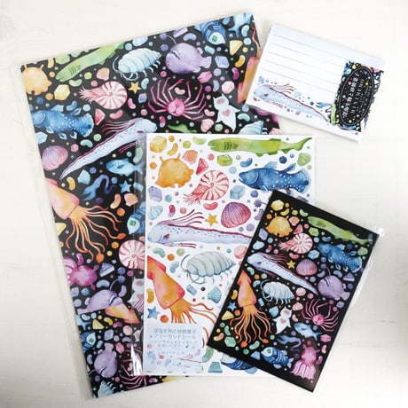 深海生物と砂糖菓子☆A4サイズクリアファイル