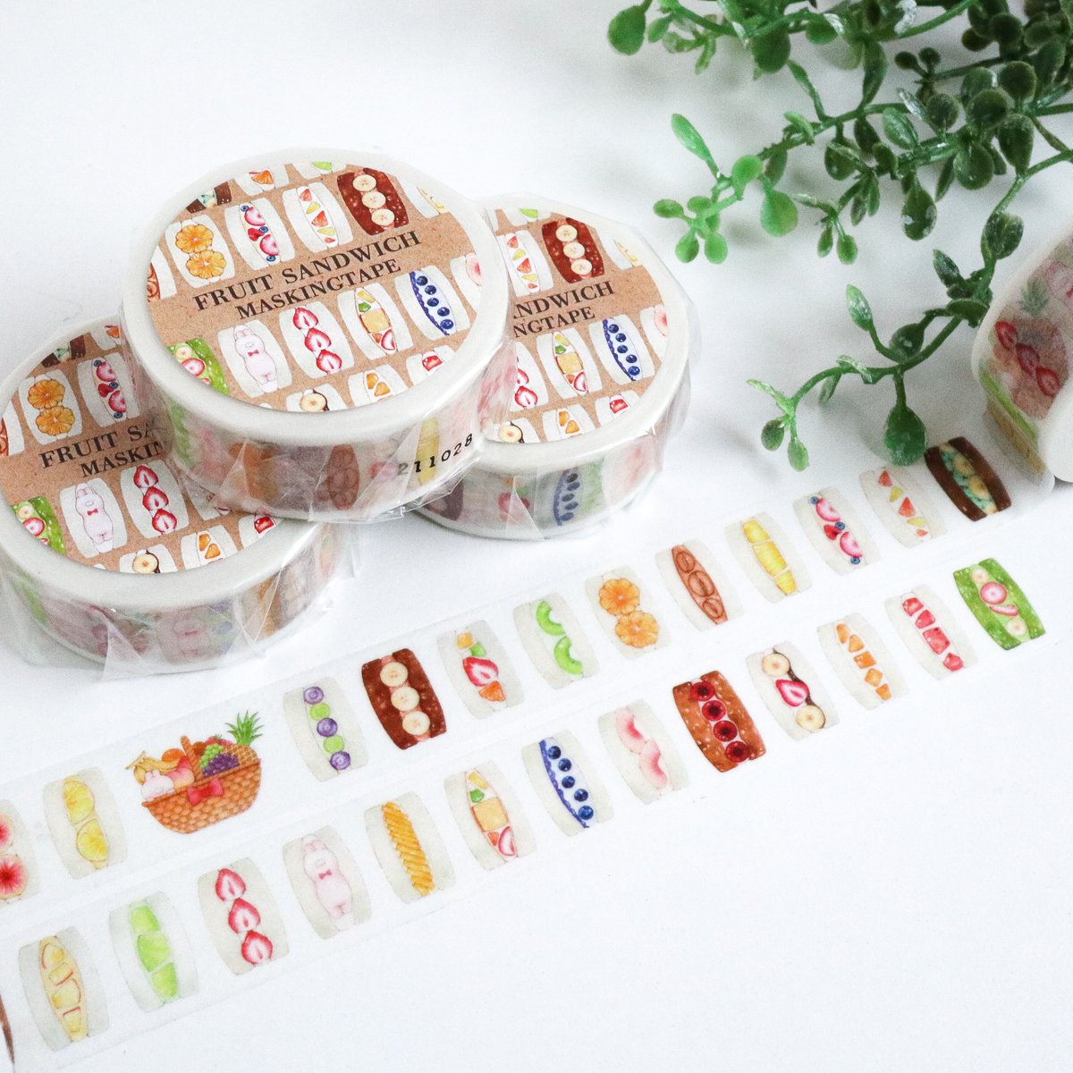 果物屋さんのフルーツサンド☆マスキングテープ | Atelier PONTA
