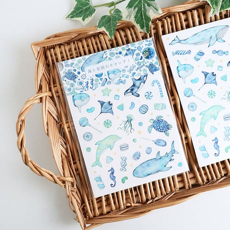 海と星屑のキャンディ☆シール