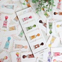 お菓子な絵の具☆チケット風ミニミニメモ