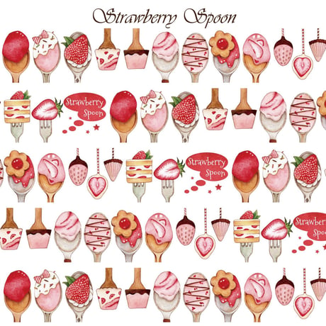 Strawberry Spoon☆マスキングテープ