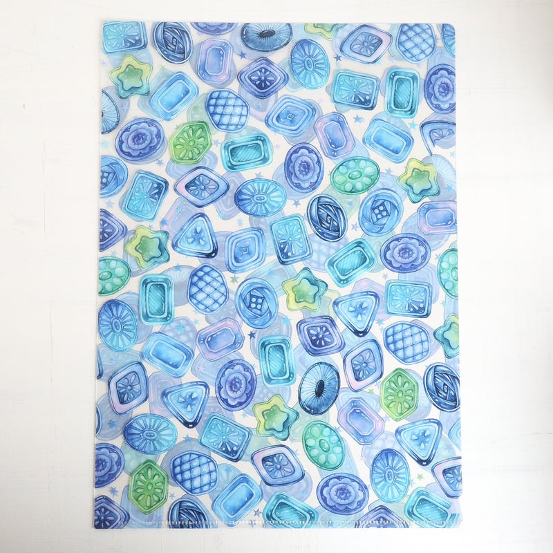 星空ドロップ☆A4サイズクリアファイル | Atelier PONTA