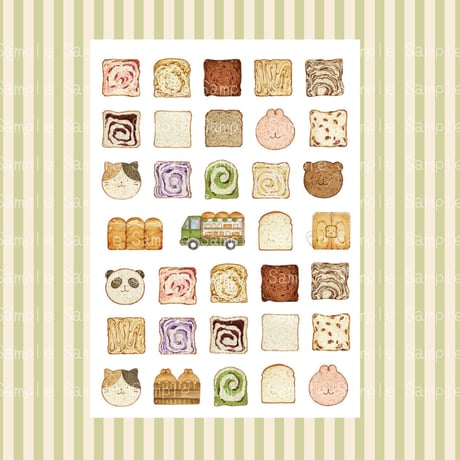 食パンワゴン☆シール