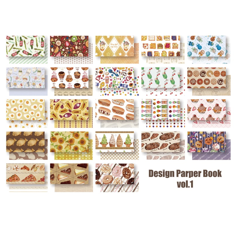 デザインペーパーブック♡vol.1 | Atelier PONTA