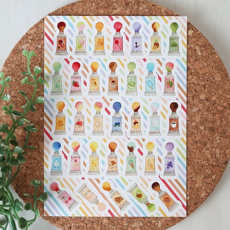 お菓子な絵の具☆シール