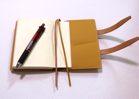 【カラバリあり】レトロなトランク風の手帳カバー　A6（ほぼ日手帳オリジナル）サイズ