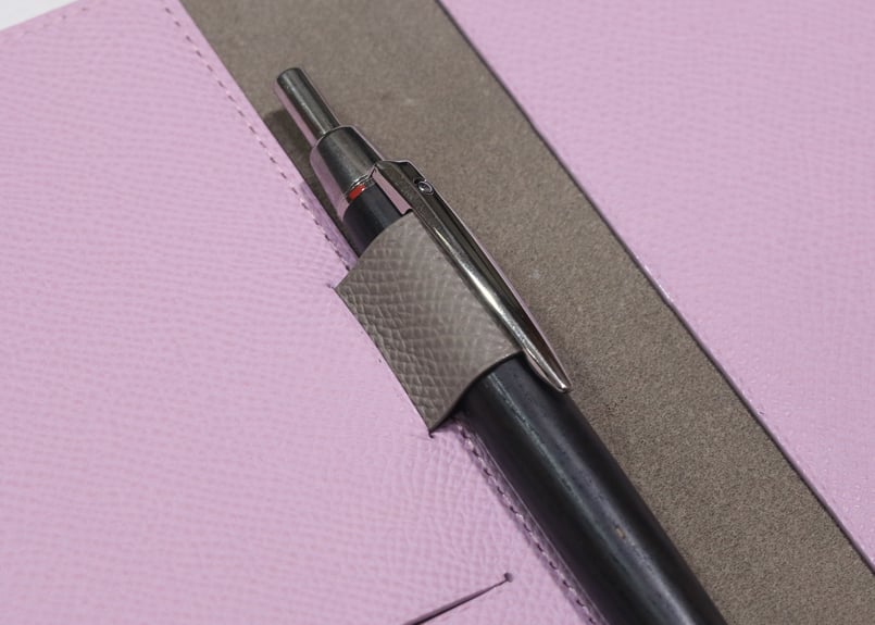 手帳カバー［A5/ほぼ日手帳カズンサイズ］T845 グレージュ/ピンク