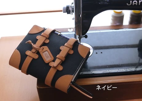 【カラバリあり】レトロなトランク風の手帳カバー　A6（ほぼ日手帳オリジナル）サイズ