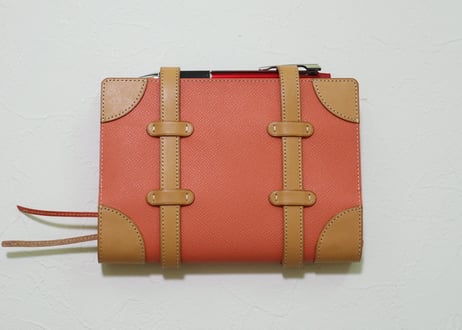 【～7月末 1000円OFF中】レトロなトランク風の手帳カバー WONDER TRUNK =ワンダートランク=　B6サイズ