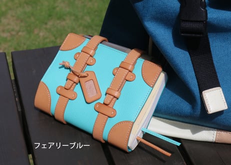 【カラバリあり】レトロなトランク風の手帳カバー　A6（ほぼ日手帳オリジナル）サイズ