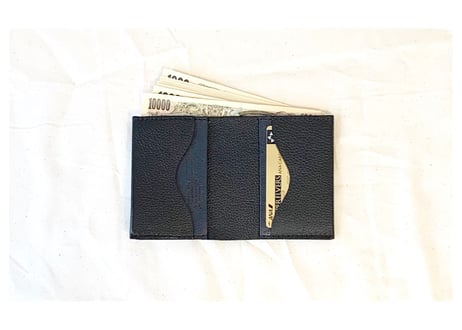 Semi-custom made item “card case with paper money pocket”  #Rugato leather