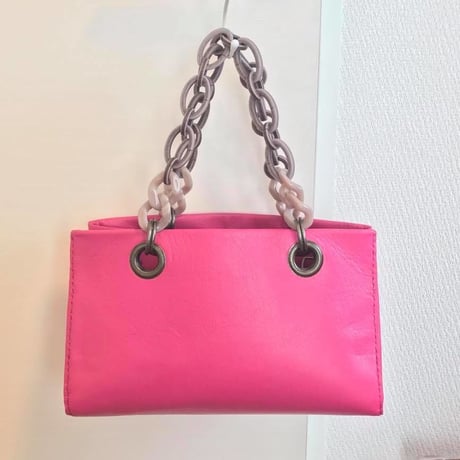 mini handbag x shoulderbag with Italian beads