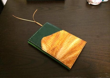book jacket with bookmark